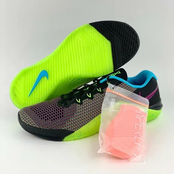 Nike Metcon 5 AMP Black Green Strike Men's Cross Training Shoes NO SHOE BOX - Picture 3 of 11